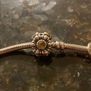 Pandora topaz charm